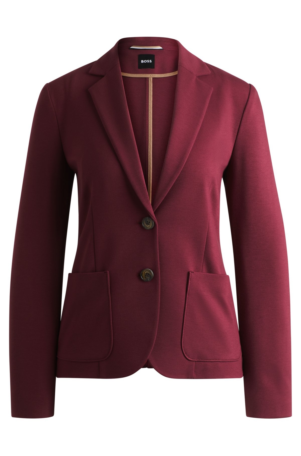 EXTRA-SLIM-FIT JACKET IN STRETCH FABRIC - 1