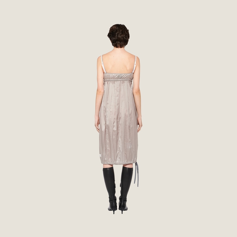 Technical silk bustier dress - 3