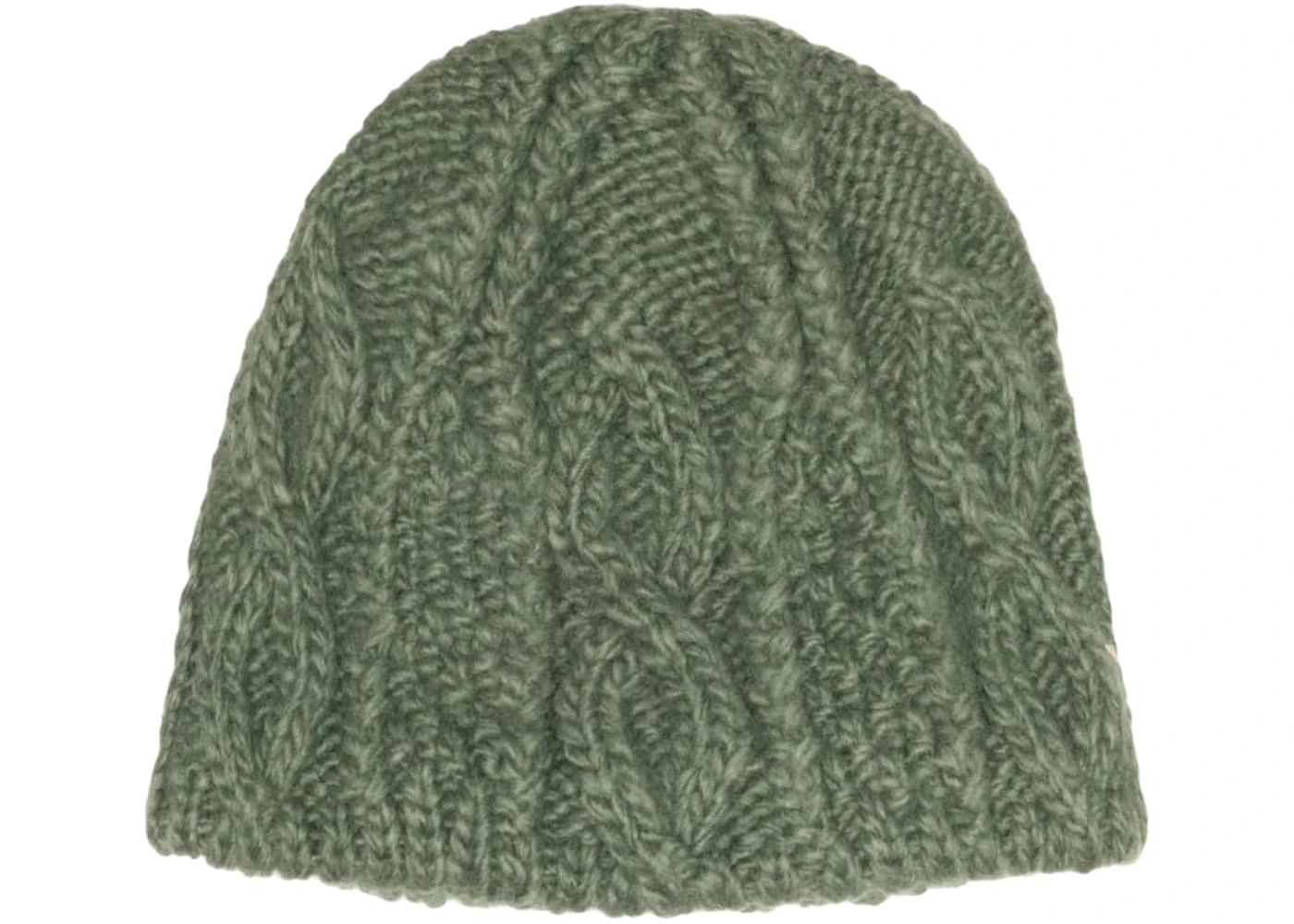 Stussy Cable Knit Skullcap Army - 2