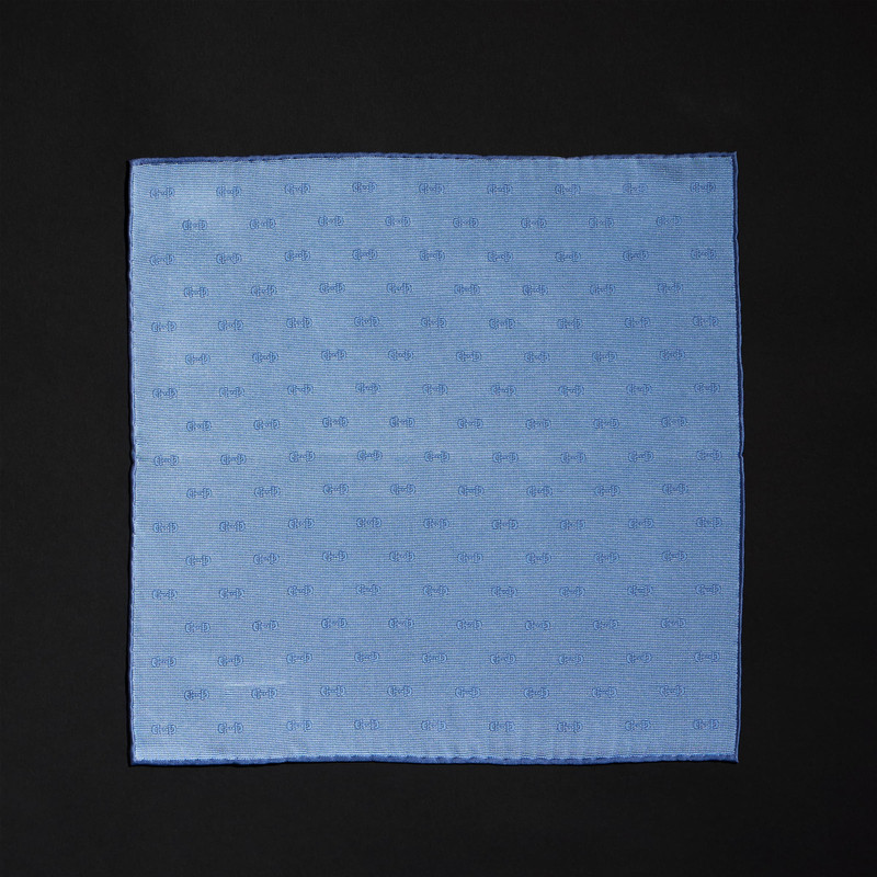 GUCCI Horsebit silk jacquard pocket square outlook