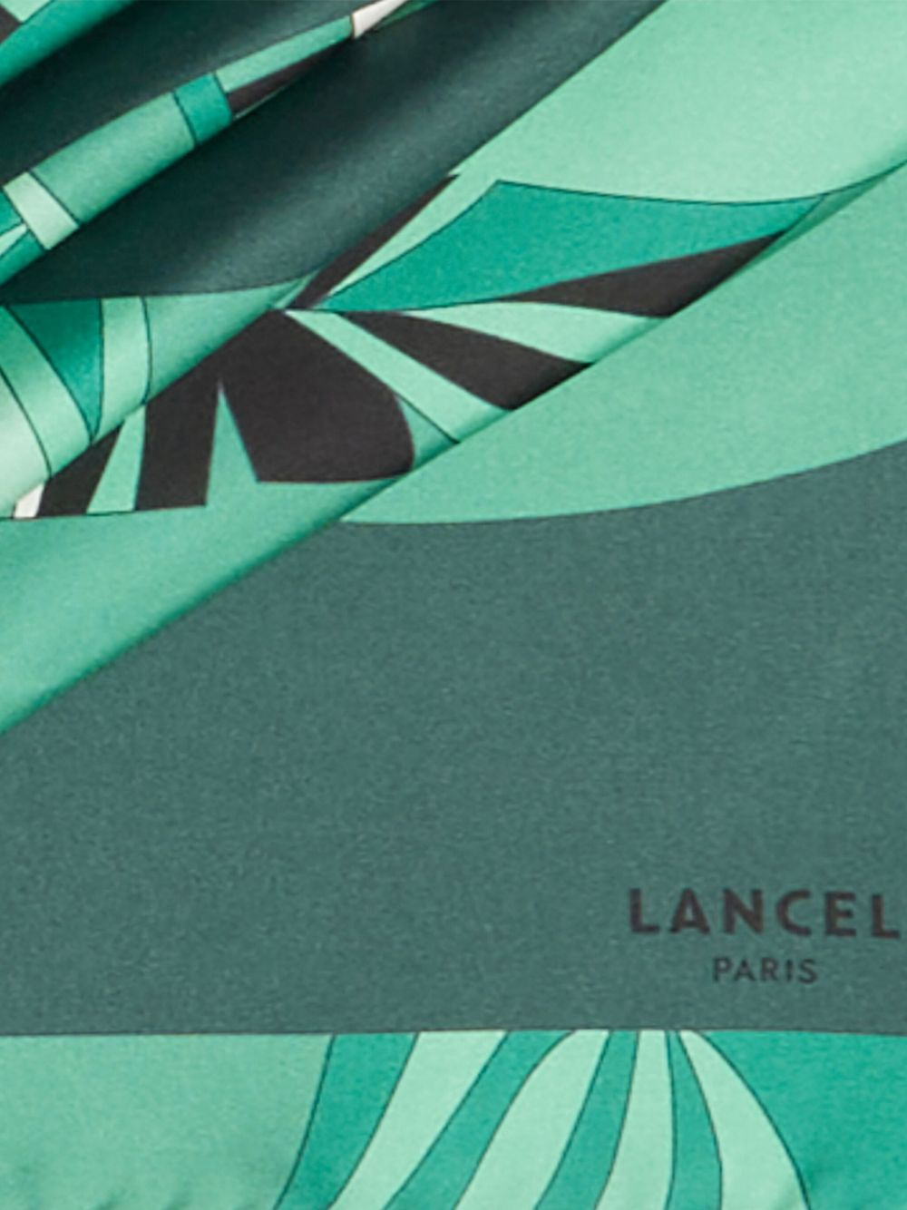 arabesque-print silk scarf - 3