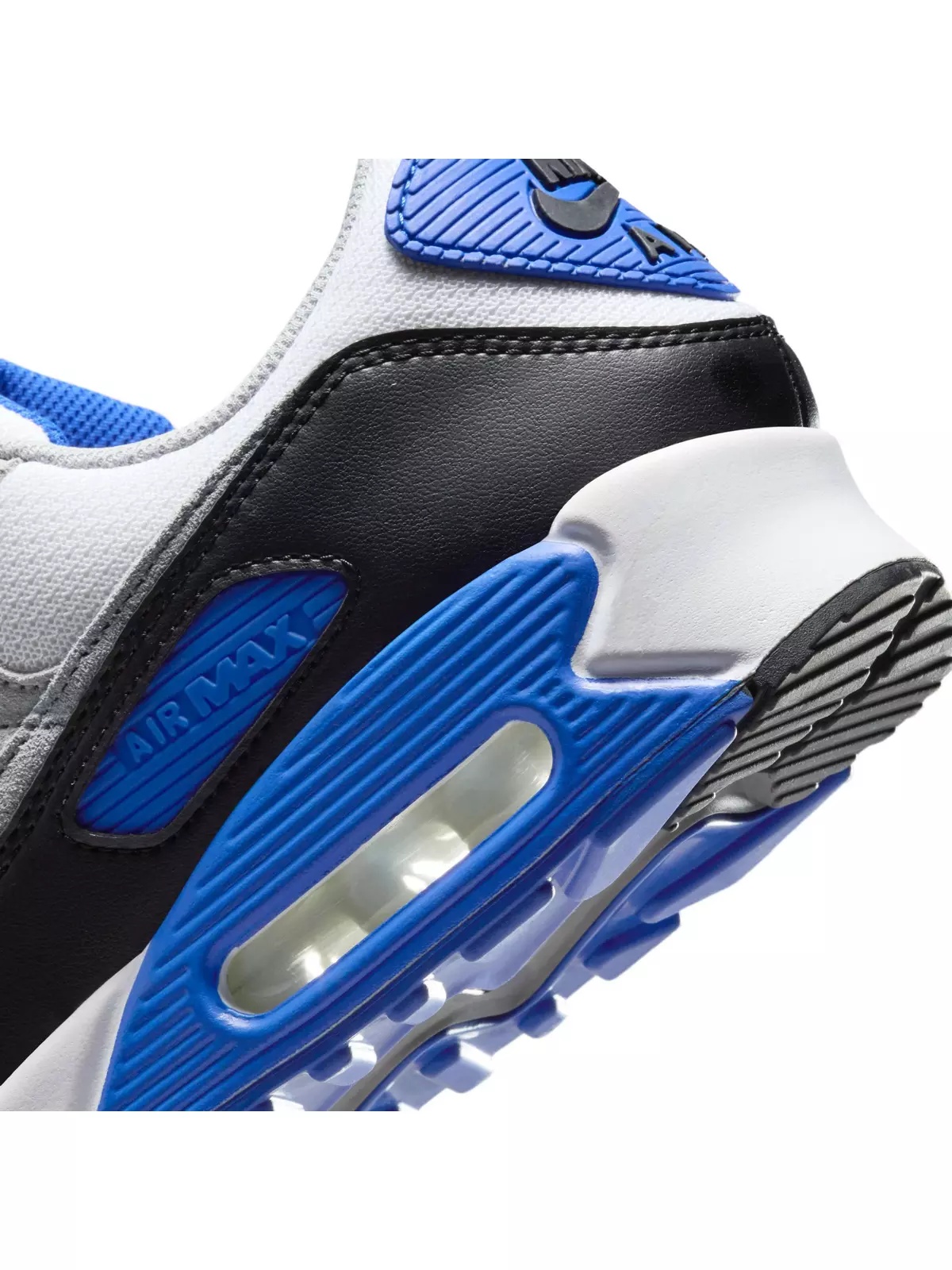 Air Max 90 "White/Light Smoke Grey/Black/Particle Grey" Men's Shoe - 8