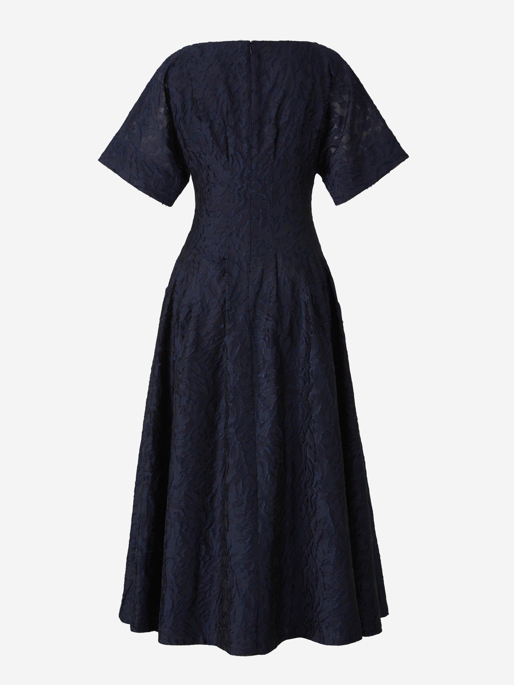 TEXTURED MIDI DRESS - 2