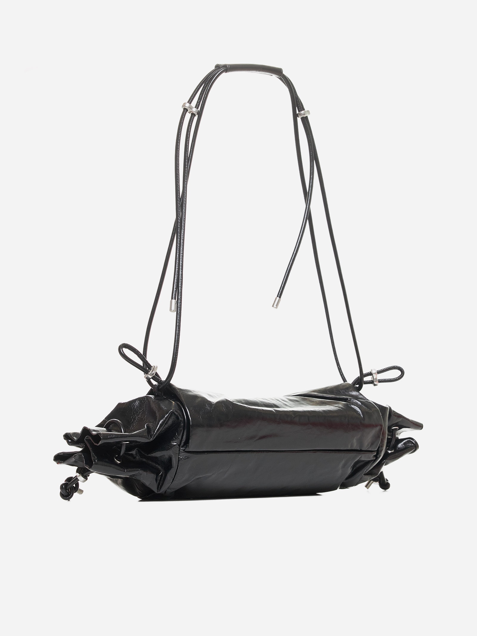 Diesel Scrunch-d medium leather bag | danielloboutique