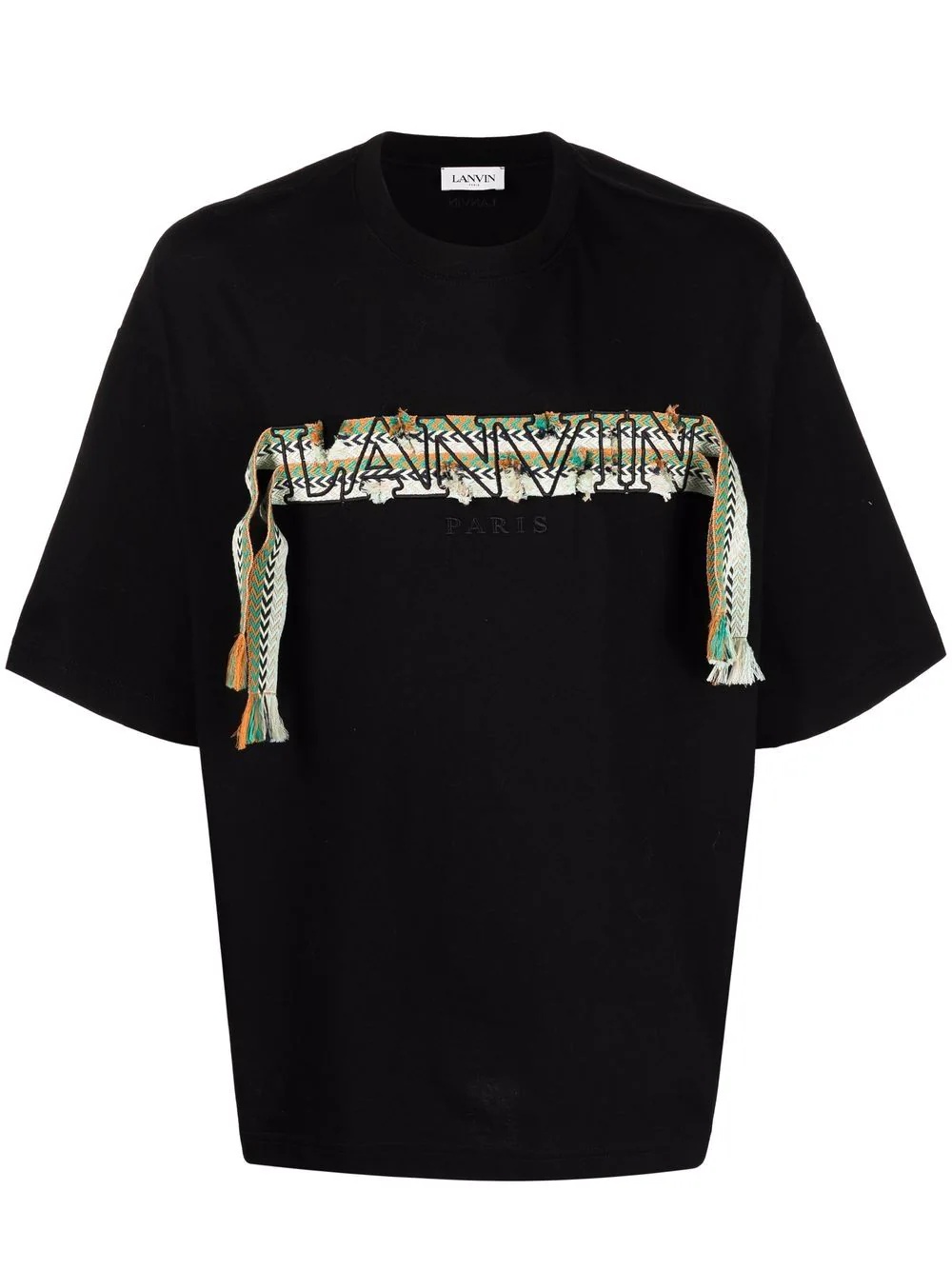 Oversized Curb logo appliqué T-shirt - 1