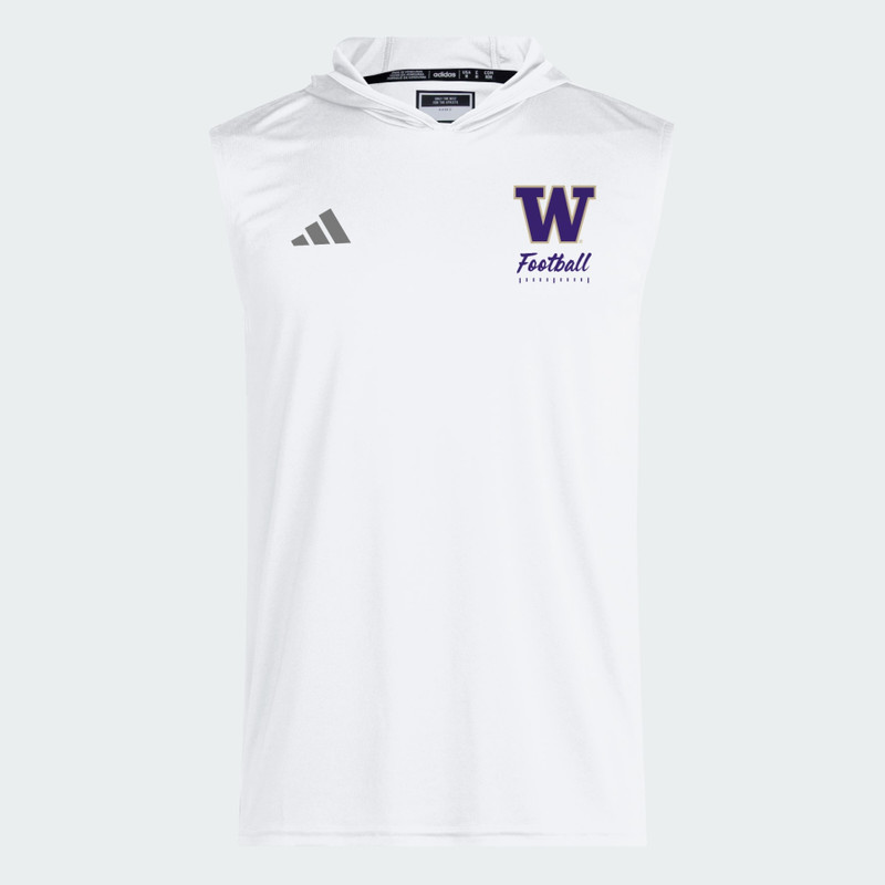 Washington Huskies Mens D4T Sleeveless Hoodie 1