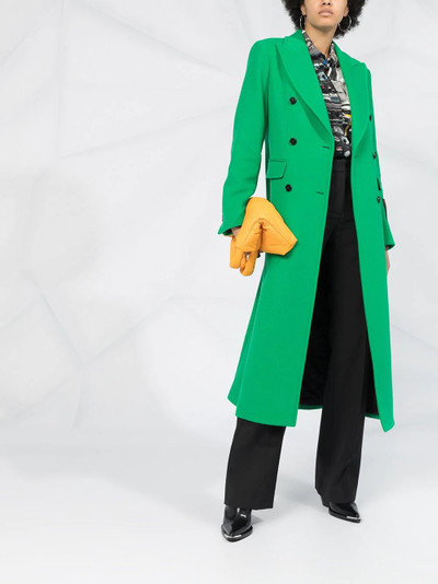 MSGM double-breasted wool coat outlook