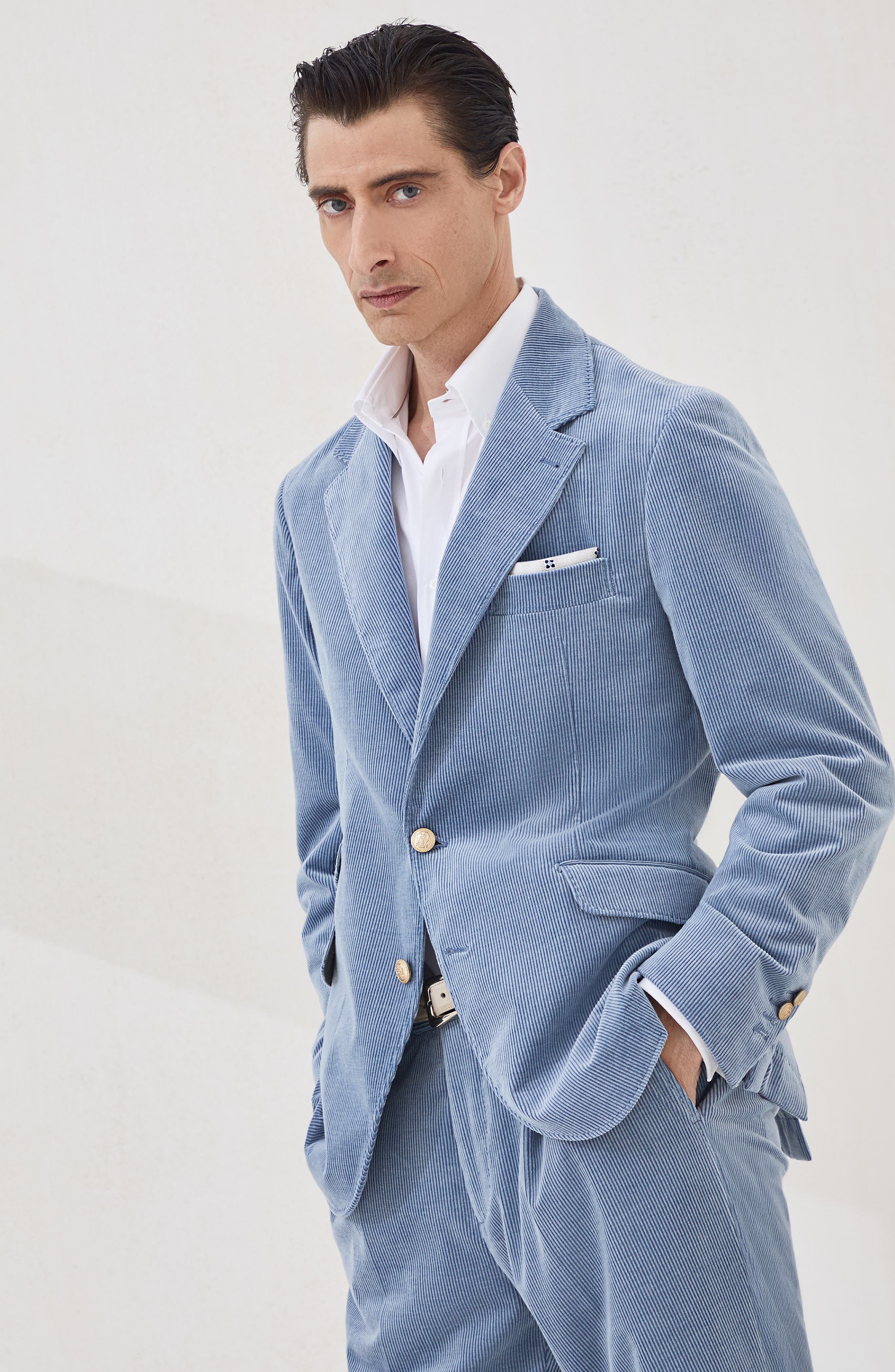 Brunello Cucinelli Corduroy blazer in Denim at Nordstrom - 2