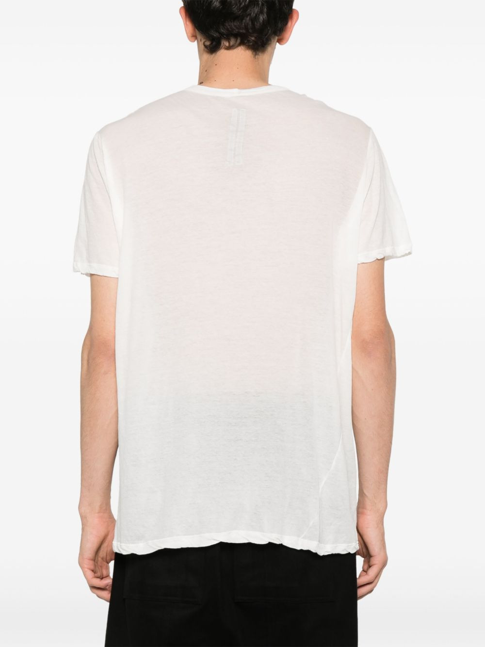 Level cotton semi-sheer T-shirt - 4