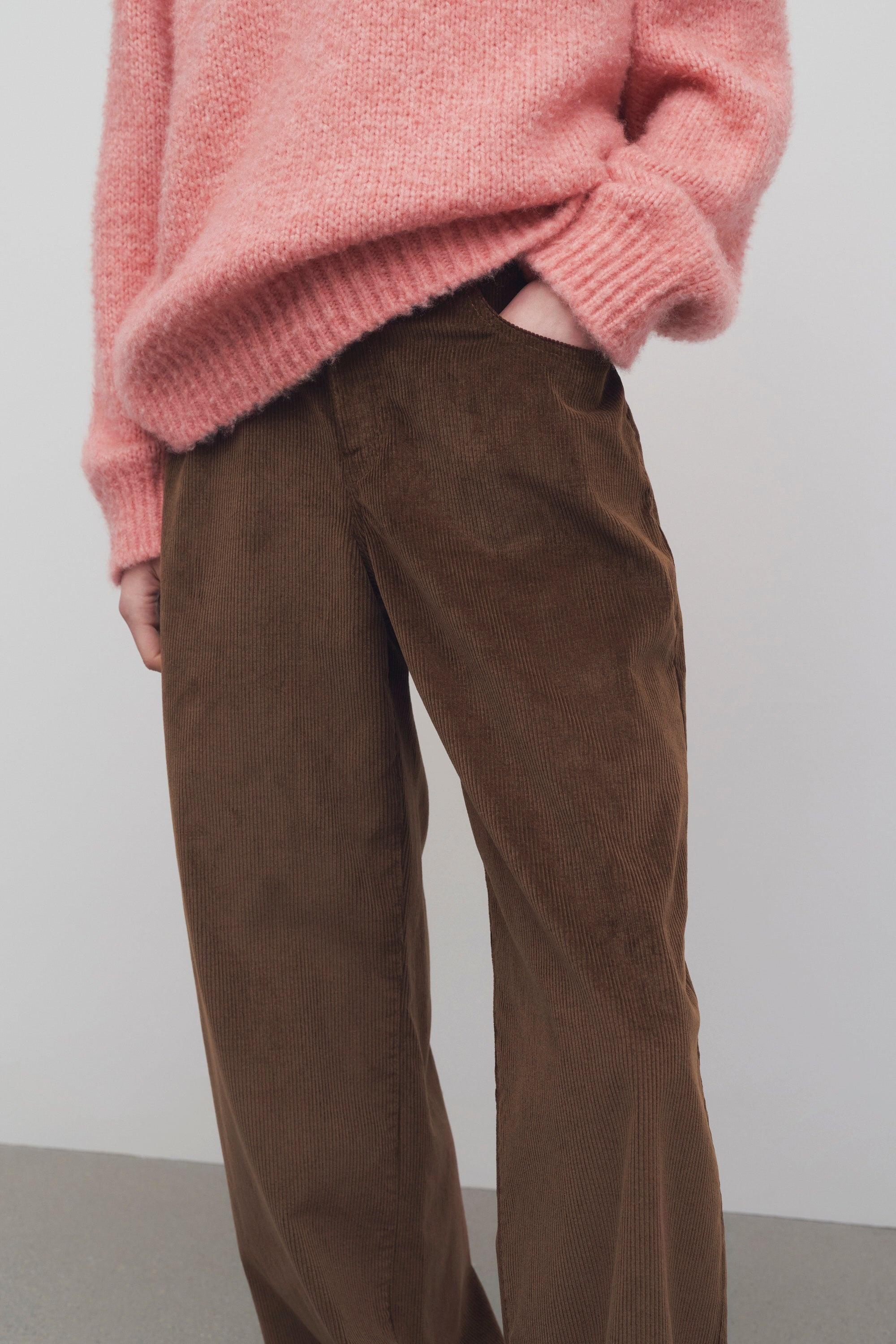 Eglitta Pant in Cotton Cashmere Corduroy - 6