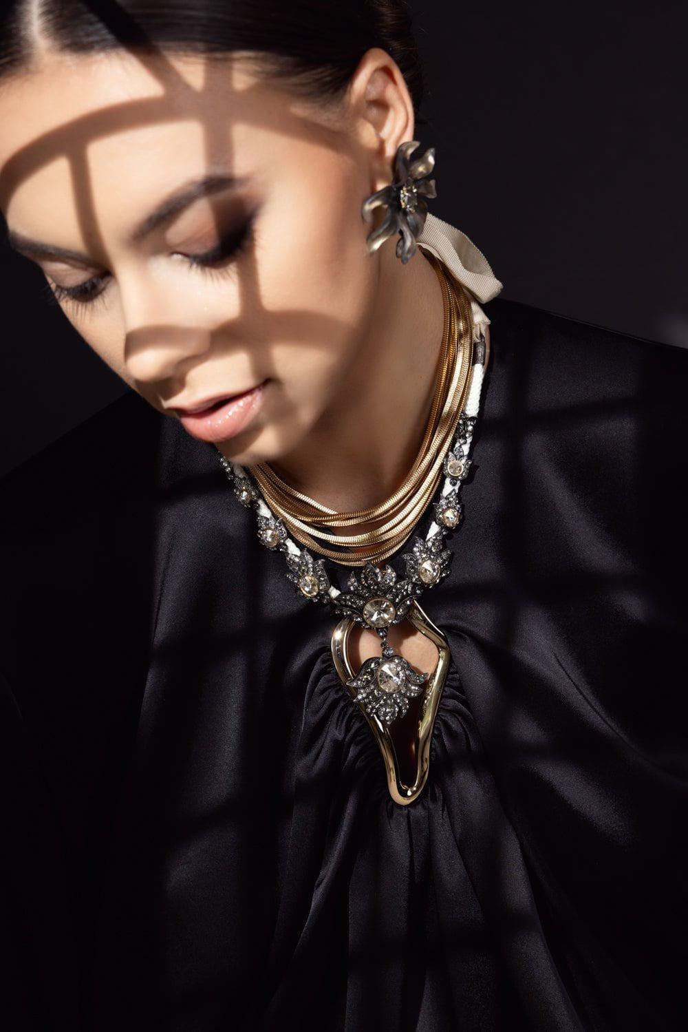 Art Deco Short Necklace - 3