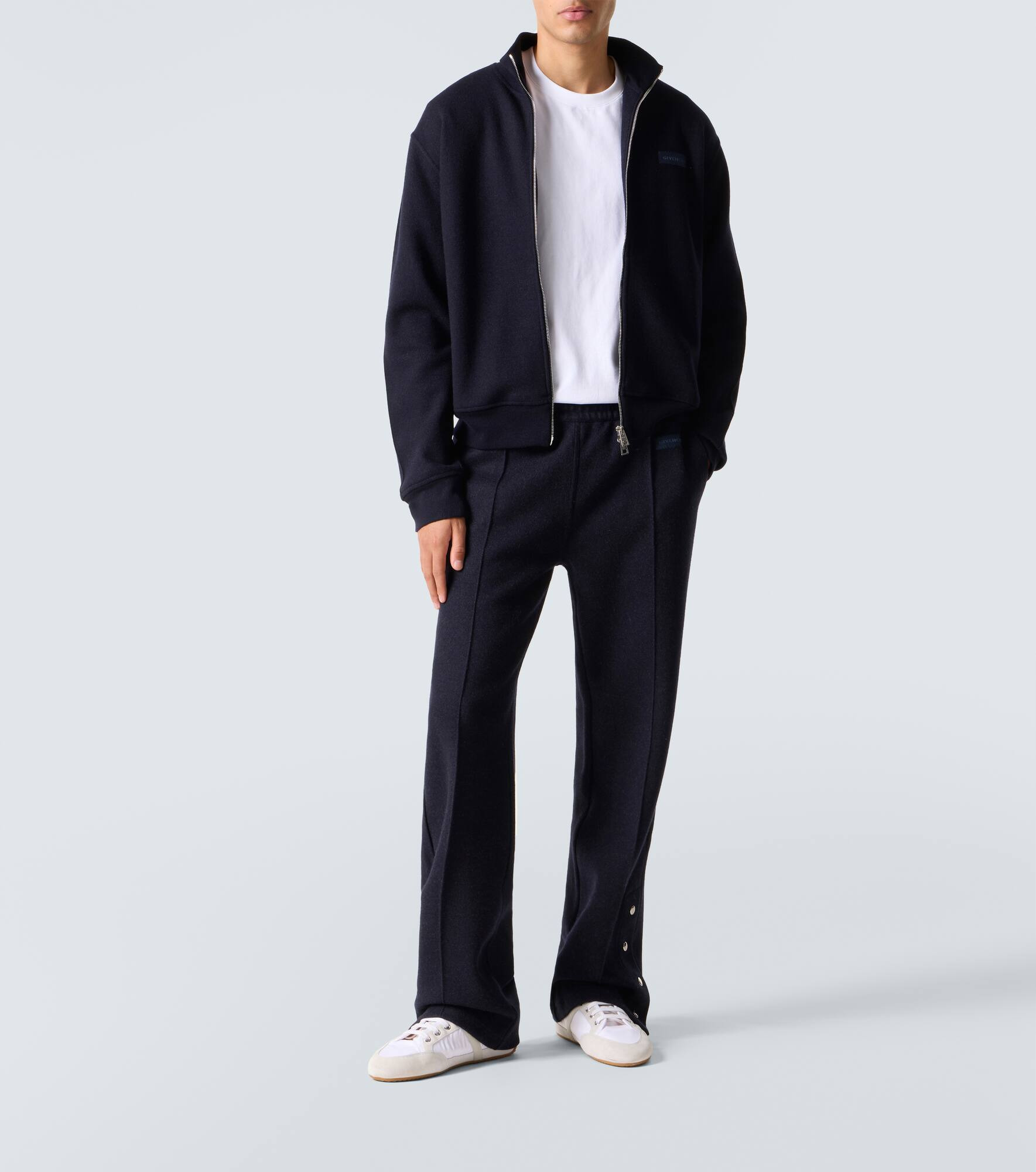 wool and cashmere-blend pants - 2