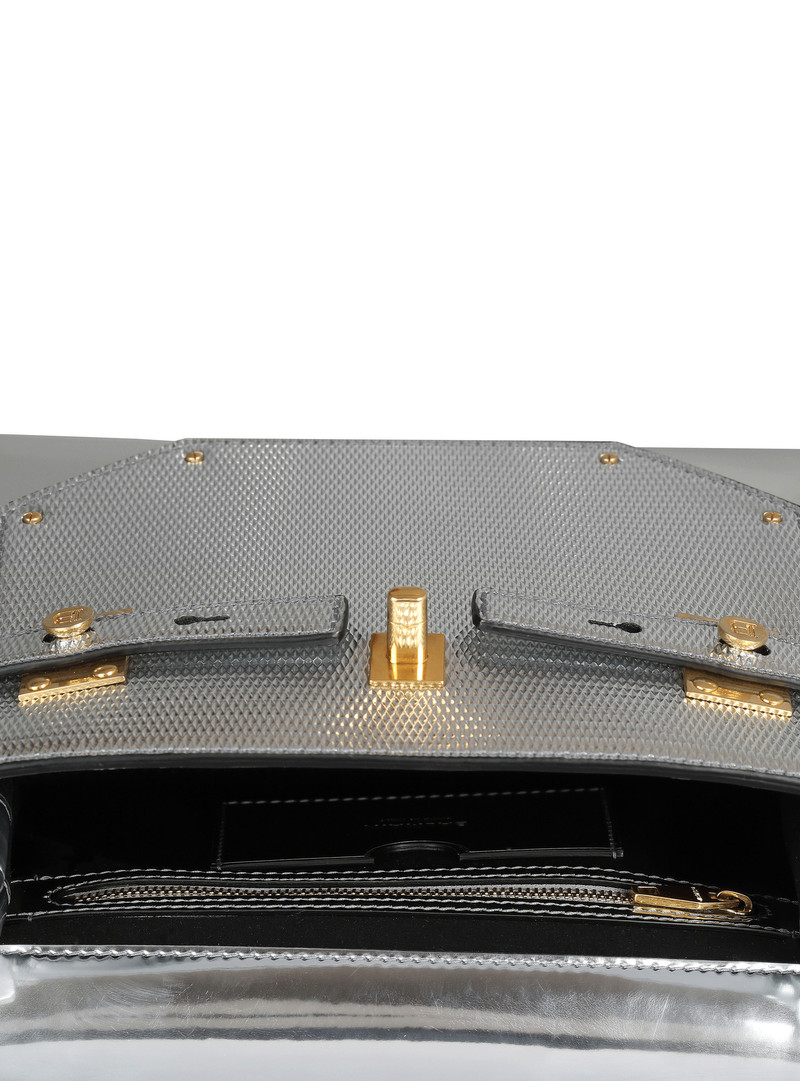 B-Buzz 23 bag in mirror-effect leather 5