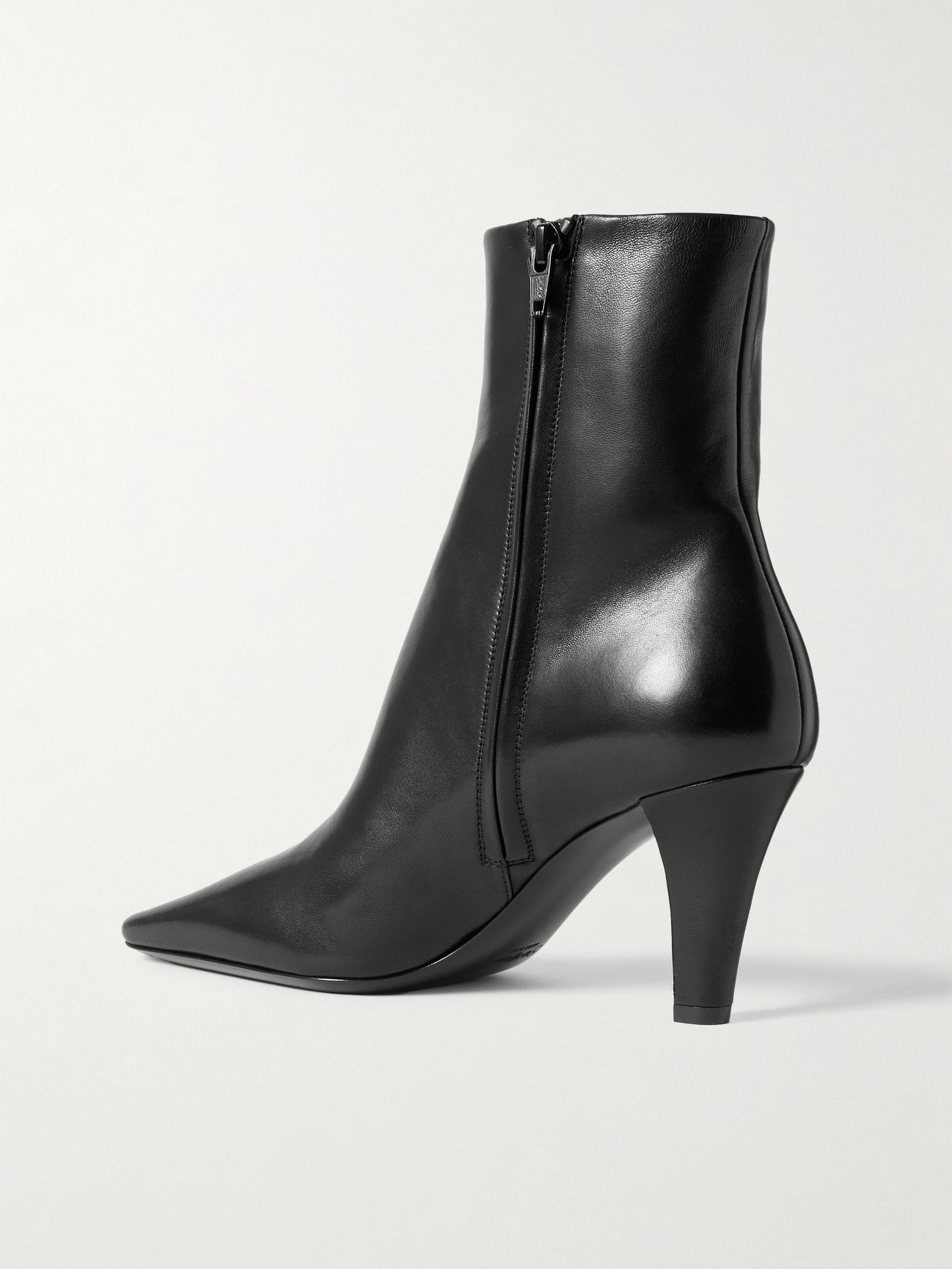 Jill embellished leather ankle boots Black - 3