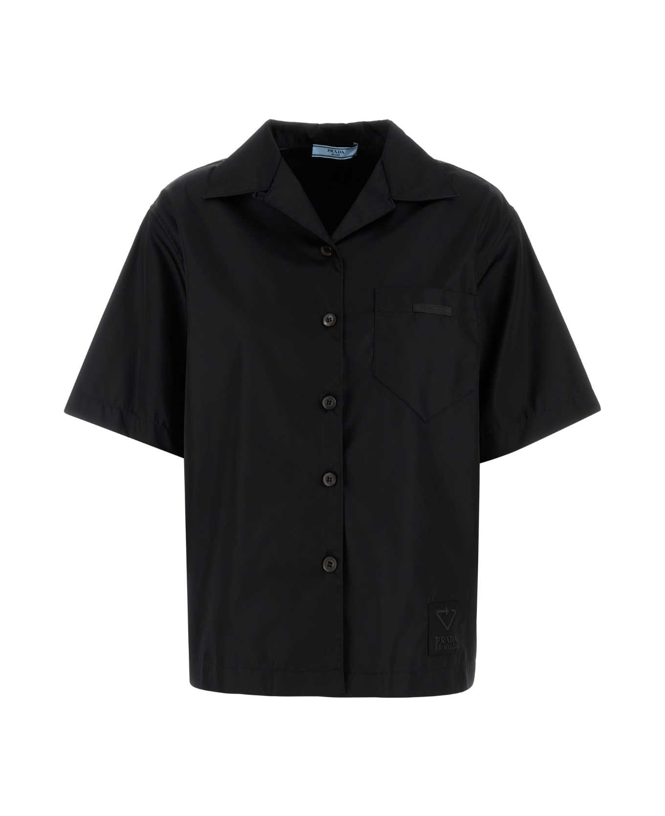 Black Gabardine Shirt - 1