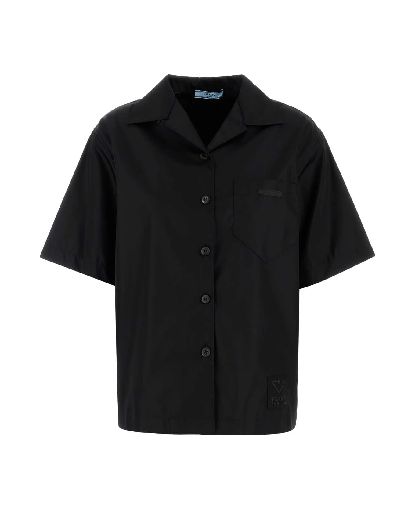 Black Gabardine Shirt - 1