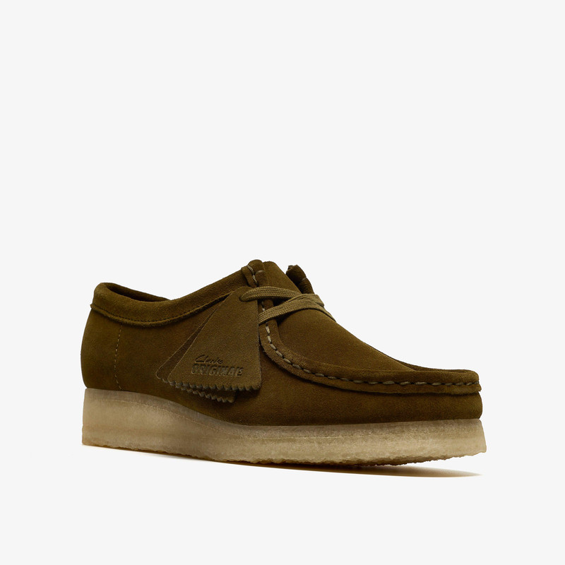 Wallabee Olive Suede 7
