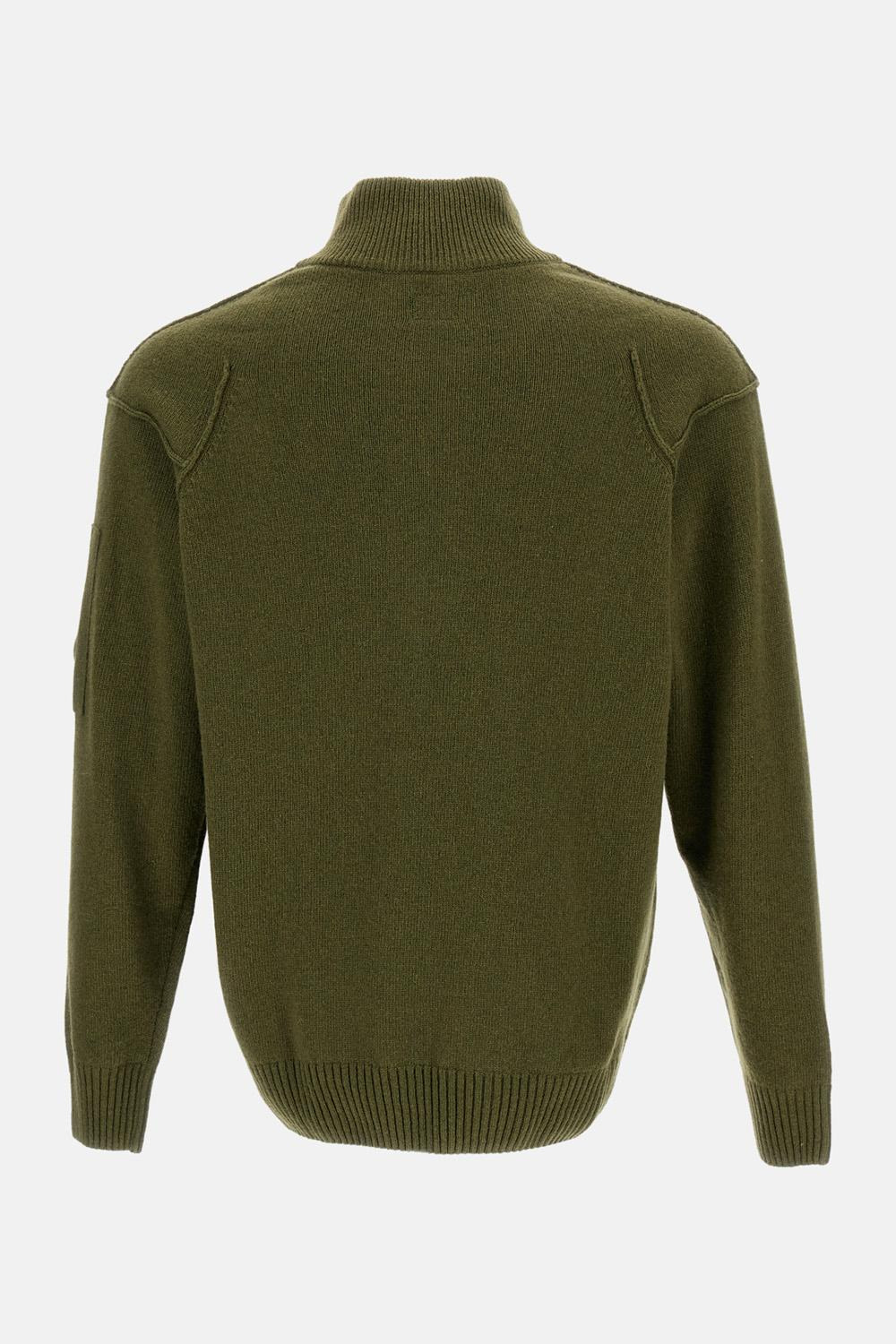 Polo knitwear with lambswool collar - 2