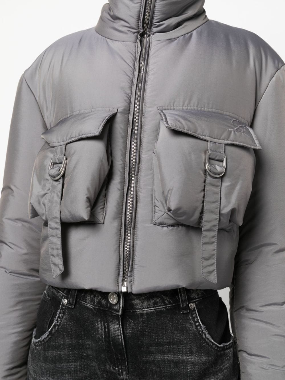 cropped padded jacket - 5