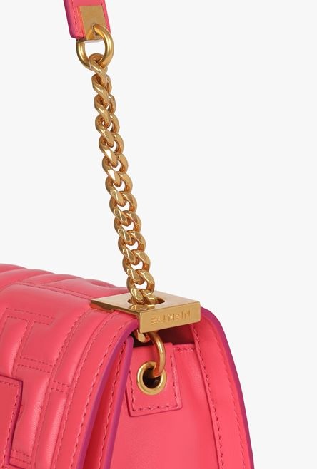 Small-sized salmon pink quilted leather 1945 bag - 9
