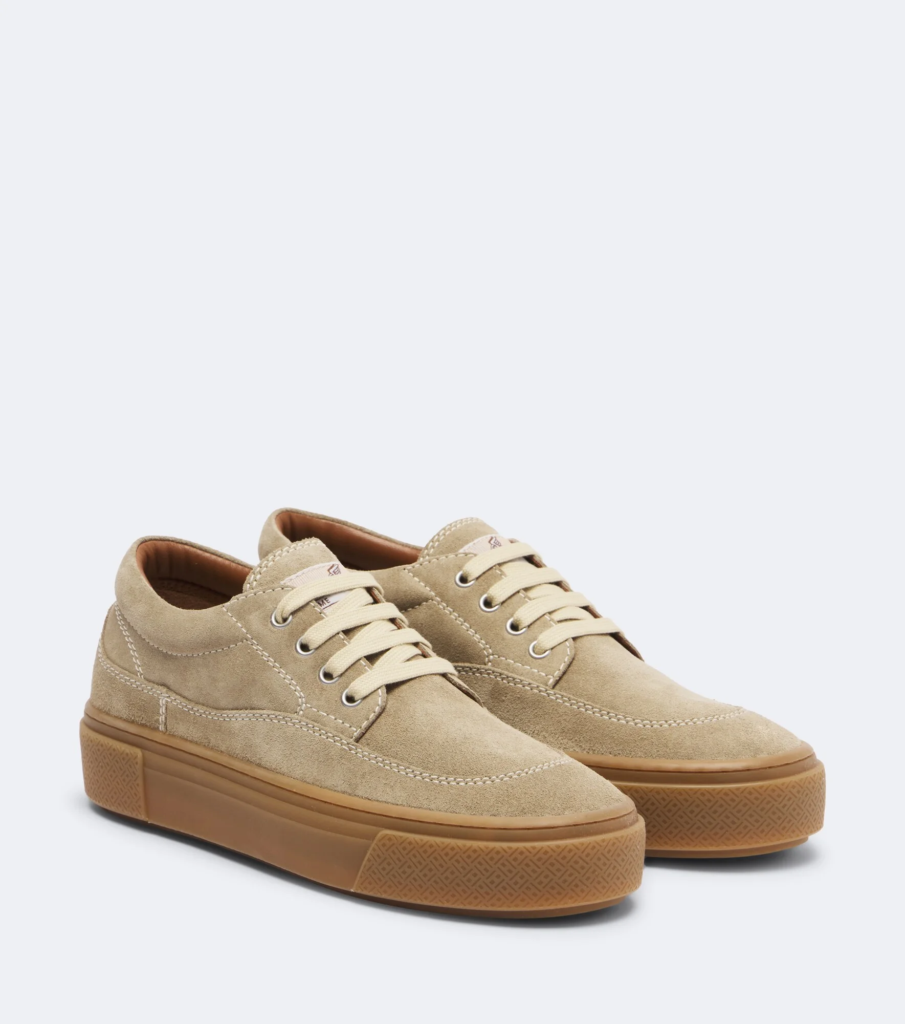 Crosswind suede platform sneakers - 1