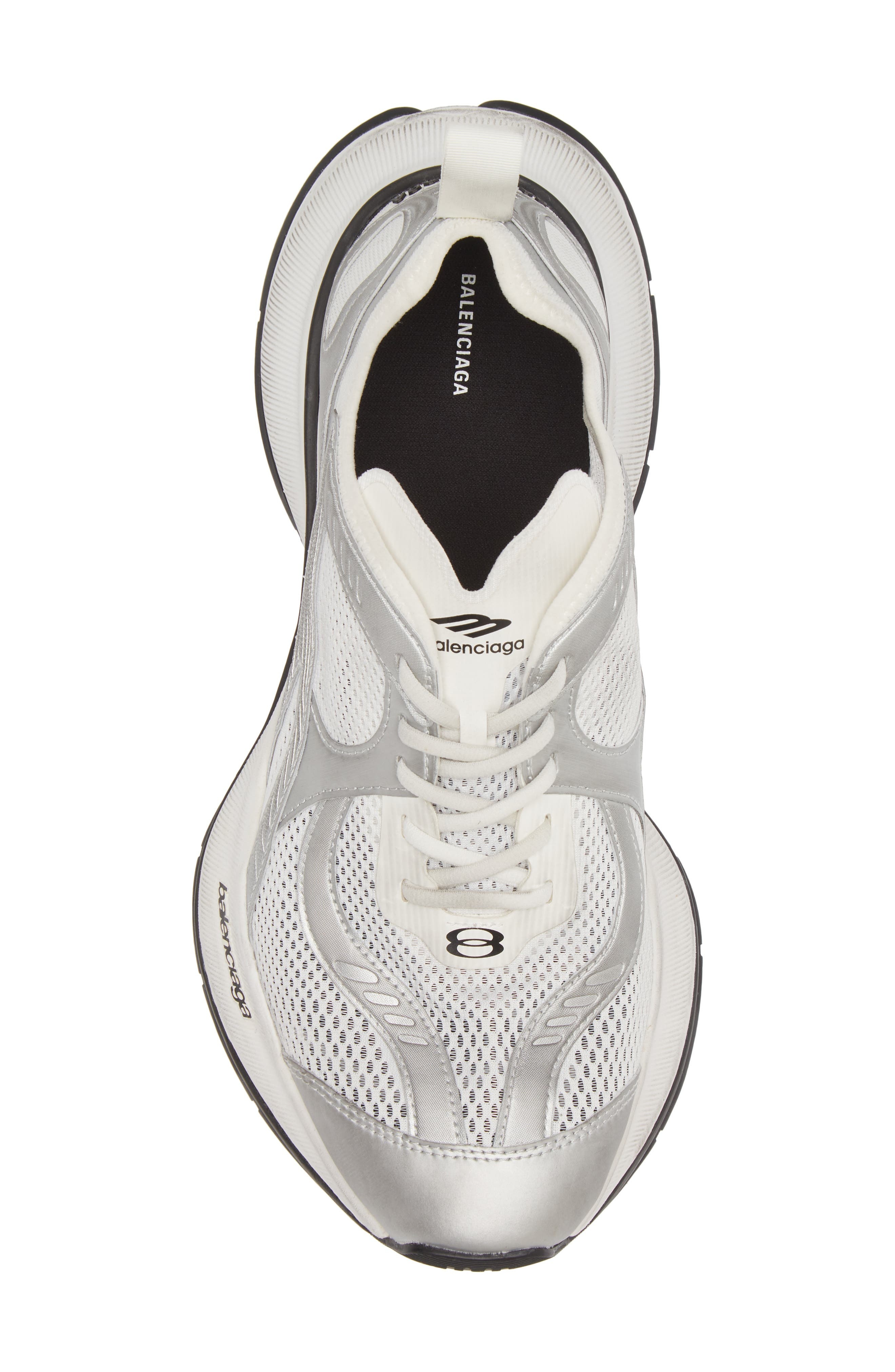 Balenciaga Circuit Sneaker in White/Silver at Nordstrom - 5