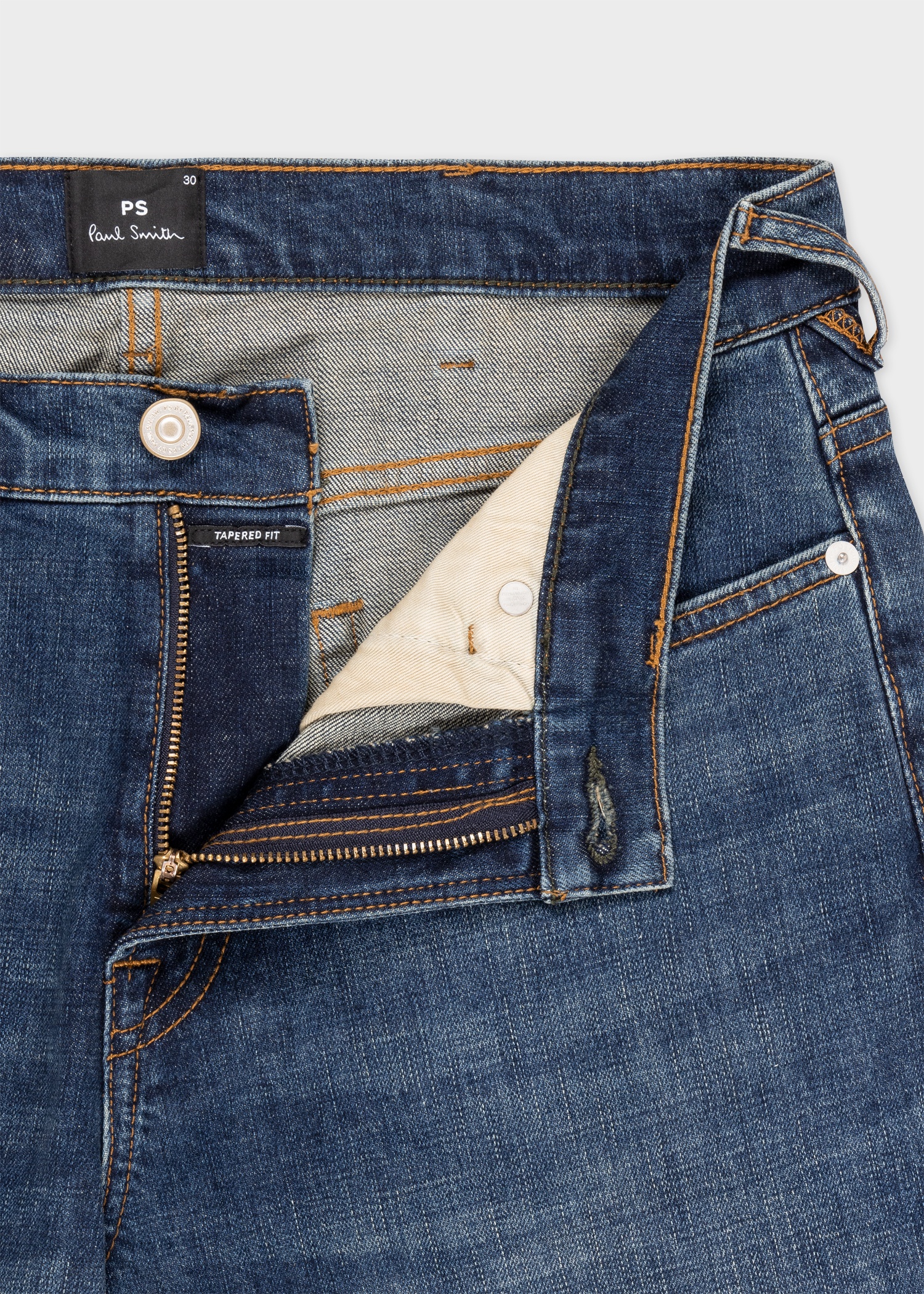Tapered-Fit 'Crosshatch Stretch' Jeans - 3