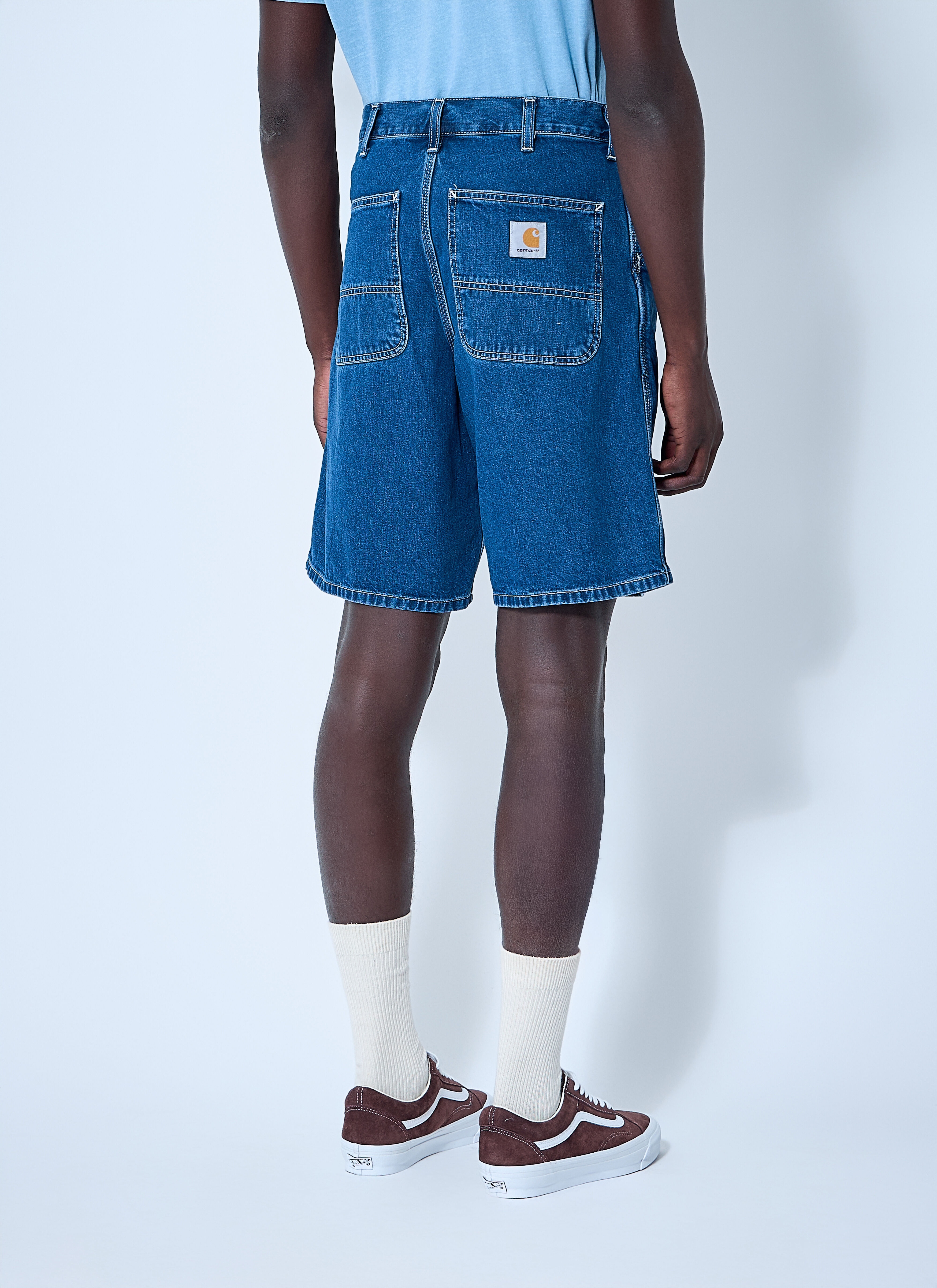 Simple Denim Shorts - 4