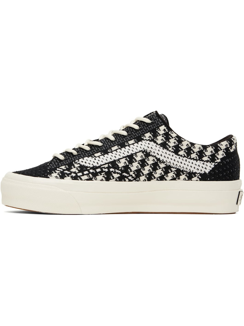Vans Black & Off-White Premium Old Skool Knit Sneakers outlook