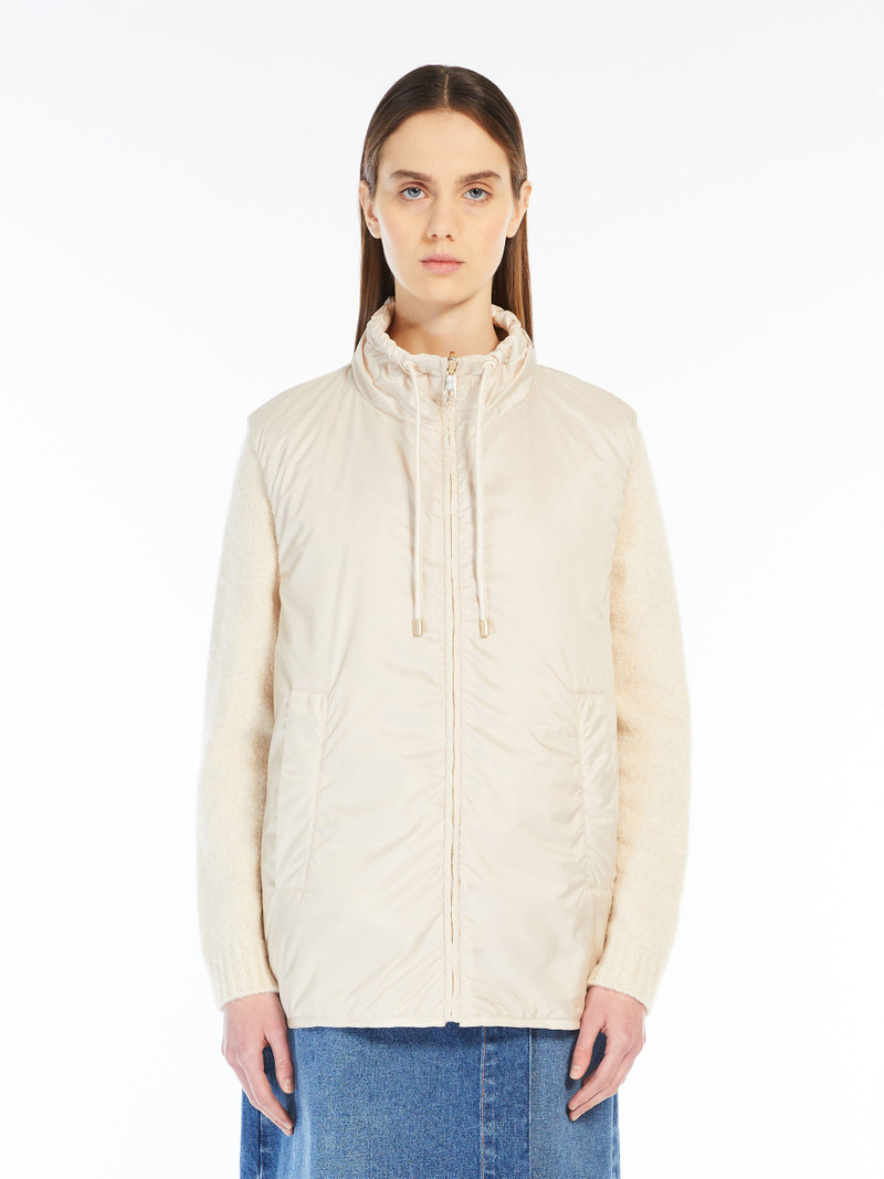 YORO Reversible water-repellent canvas gilet 3