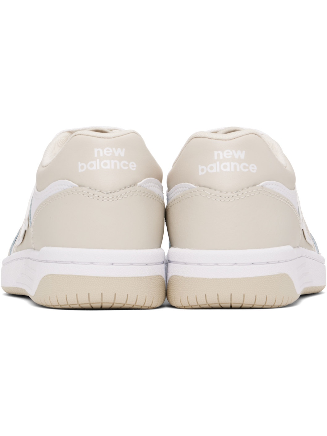 Beige & White 480 Sneakers - 2
