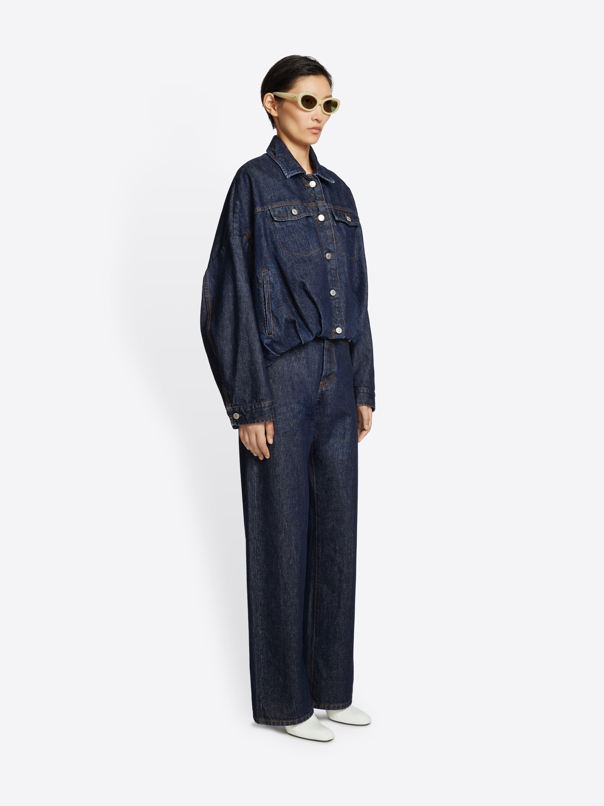 WIDE DENIM PANTS - 3