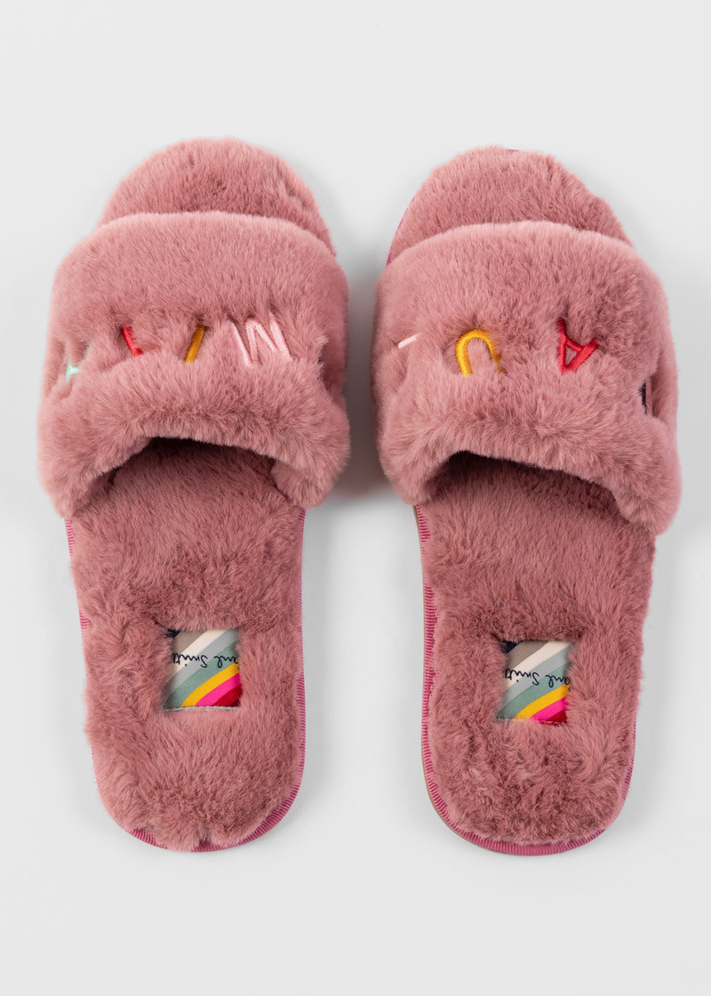 'Juniper' Faux Fur Logo Slides 5