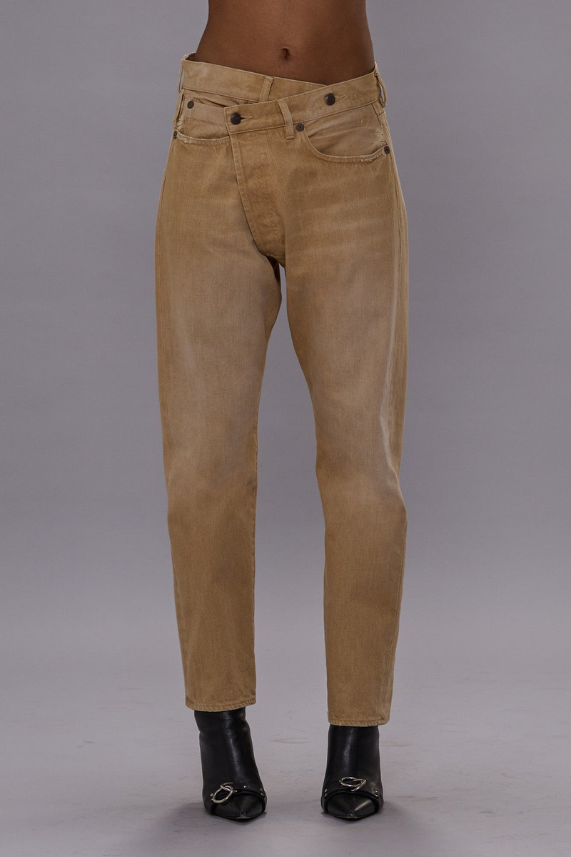 R13 CROSSOVER JEAN - FADED WHEAT outlook