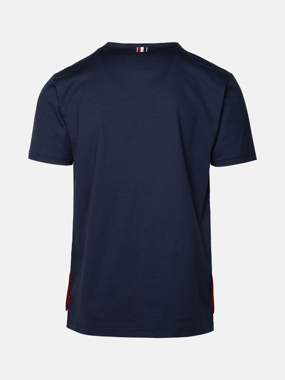 NAVY COTTON T-SHIRT - 3