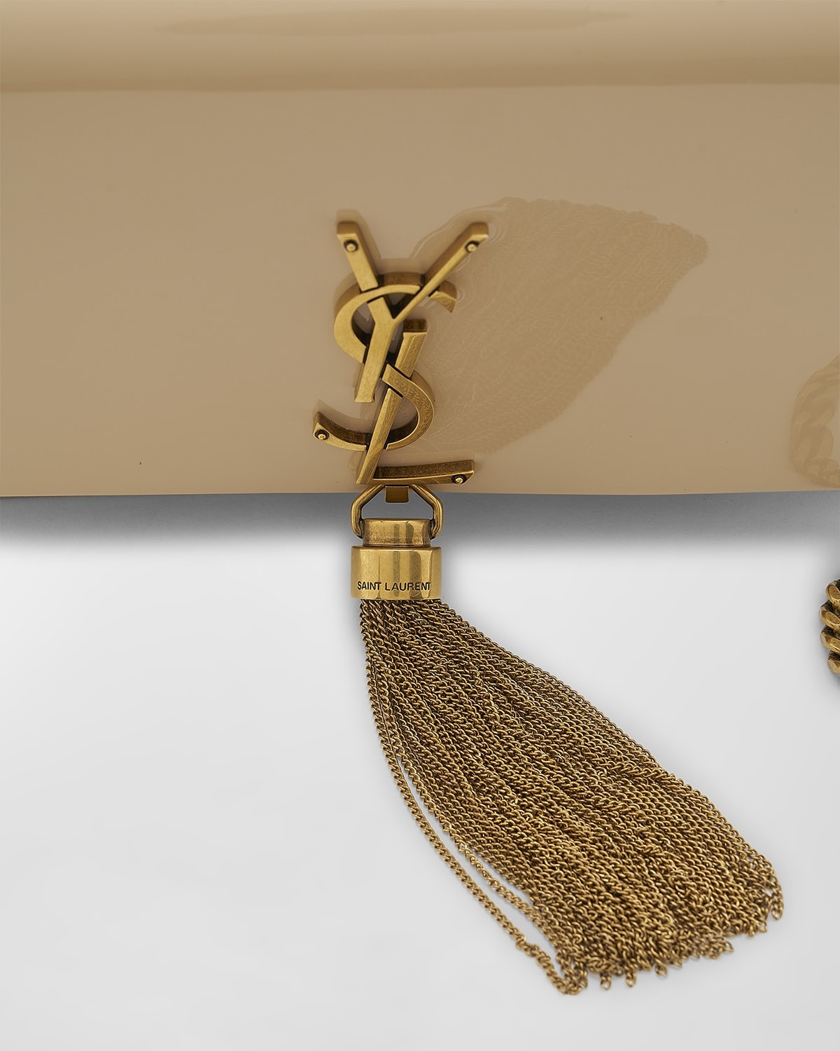 Kate Small Tassel YSL Wallet on Chain in Patent Leather - 6