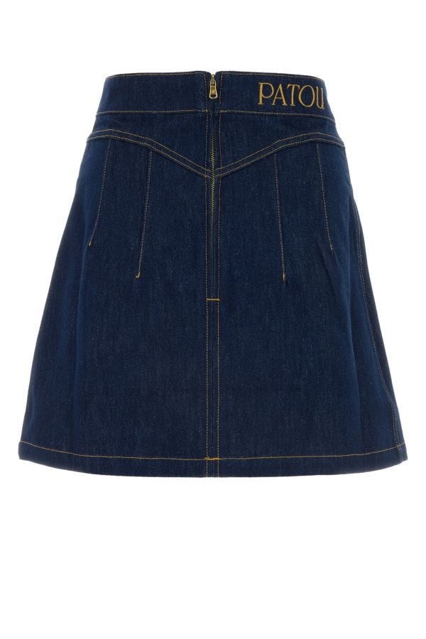 【Patou】 Denim miniskirt PATOU Denim skirt | gebnegozionline | REVERSIBLE