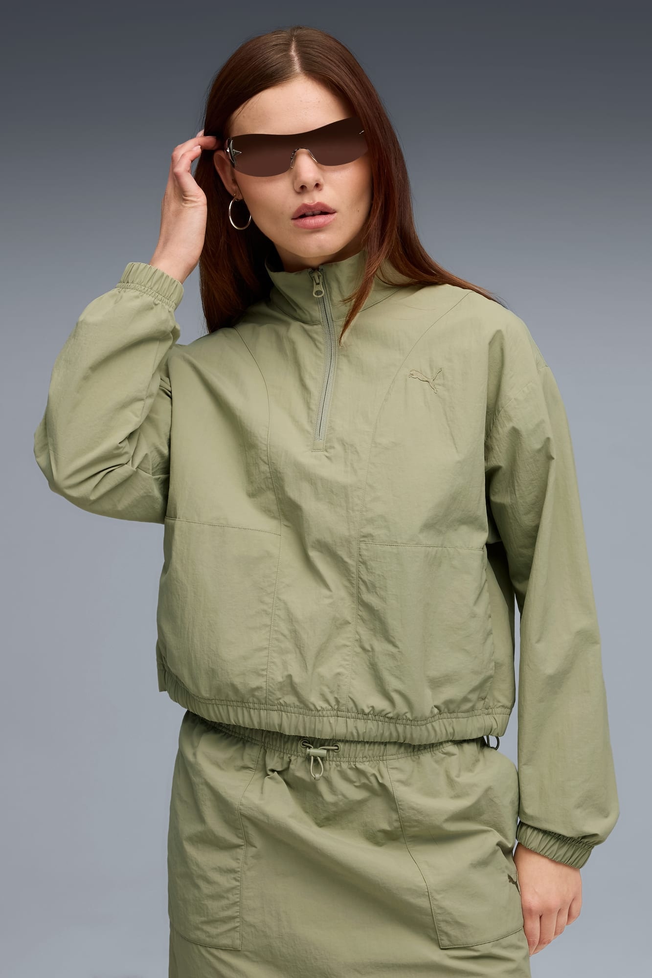 HER Relaxed Half-Zip Crew Women - 3