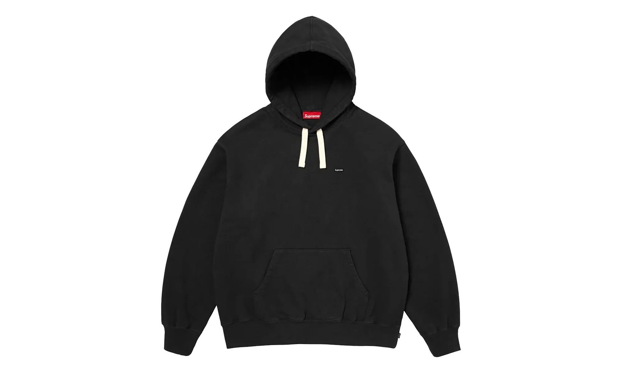 Small Box Drawcord Hoodie "SS26 - Black" SU27269 - 1
