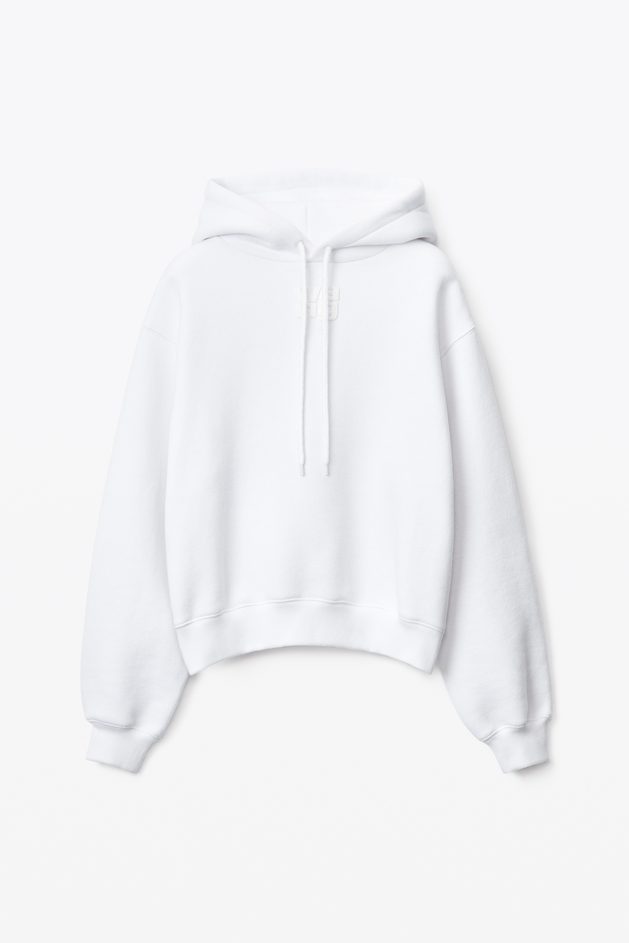 PUFF LOGO HOODIE IN STRUCTURED TERRY - 1