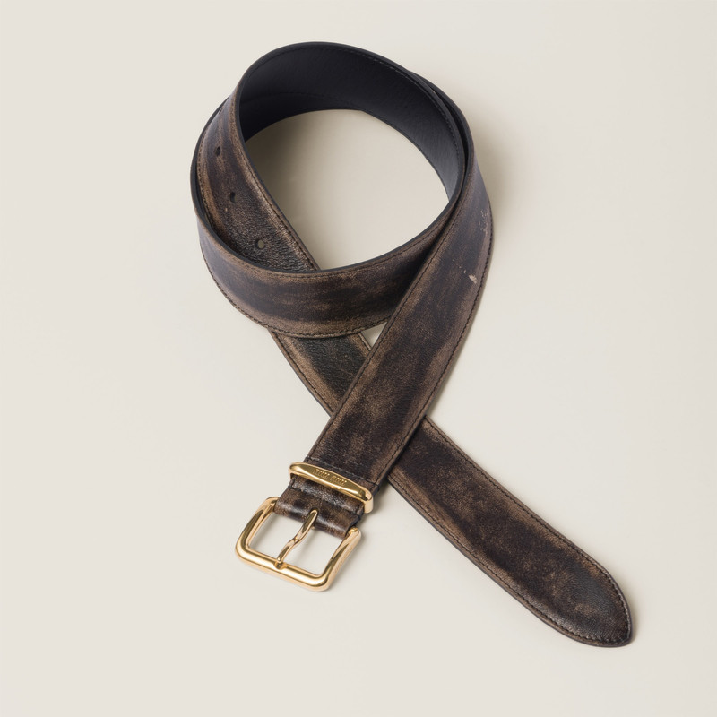 Miu Miu Nappa leather belt outlook