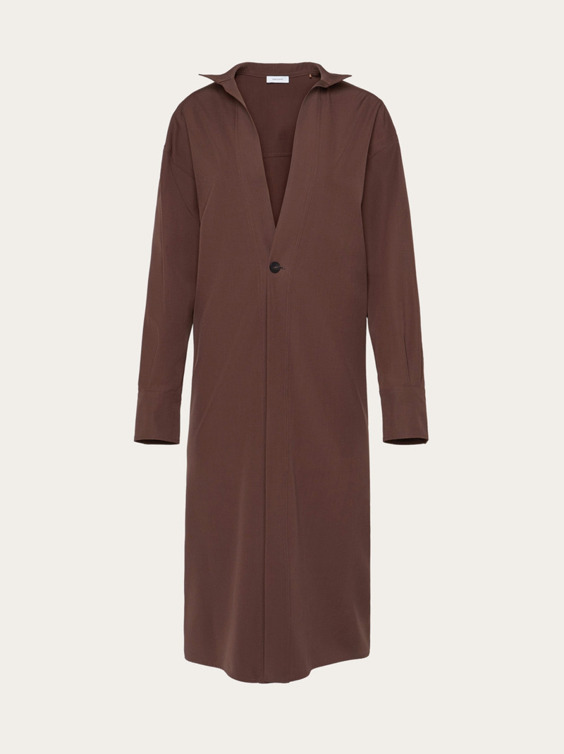 Pure wool shirt dress 1