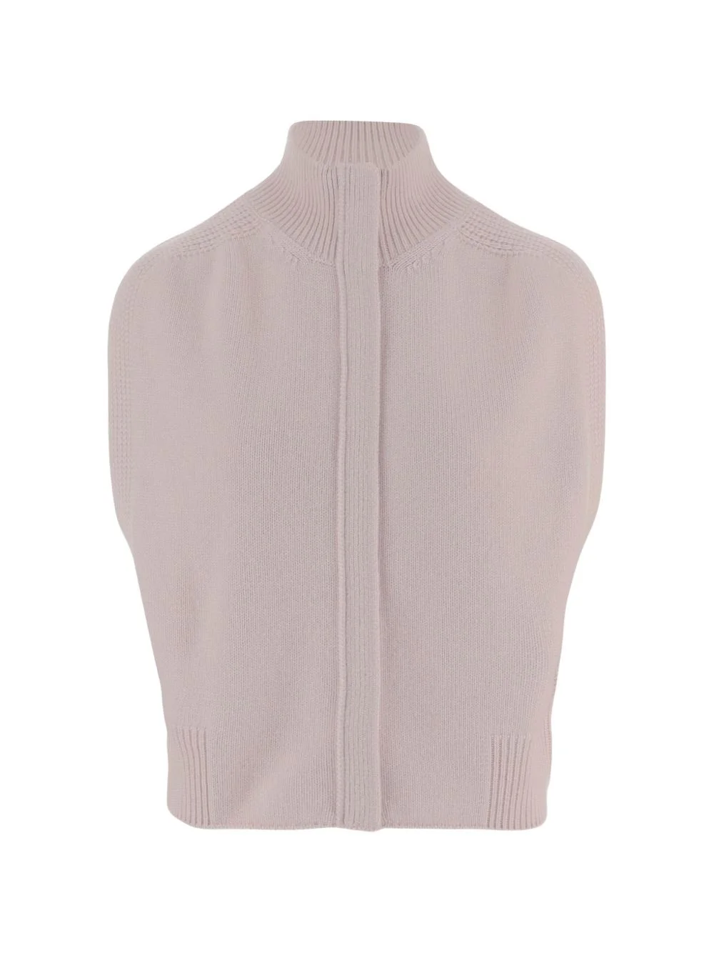 ribbed-neck vest - 1