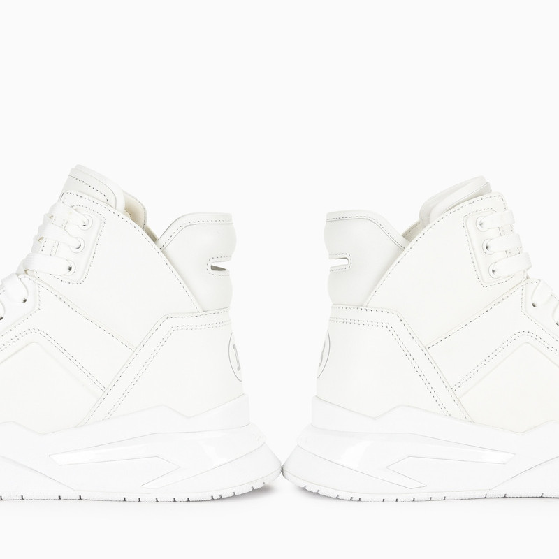 White B-ball sneakers 5