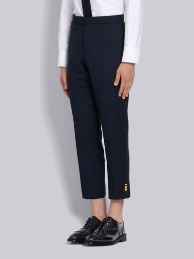 Thom Browne Navy Super 120s Twill Mid-rise Slim Trouser outlook