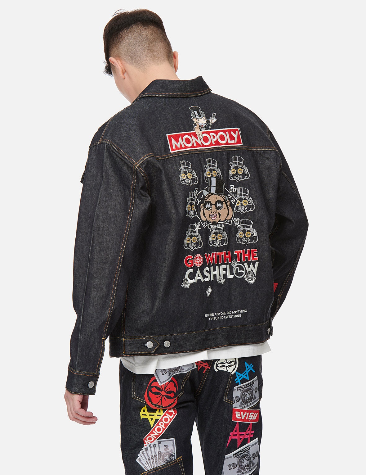 EVISU x MONOPOLY Denim Jacket - 3