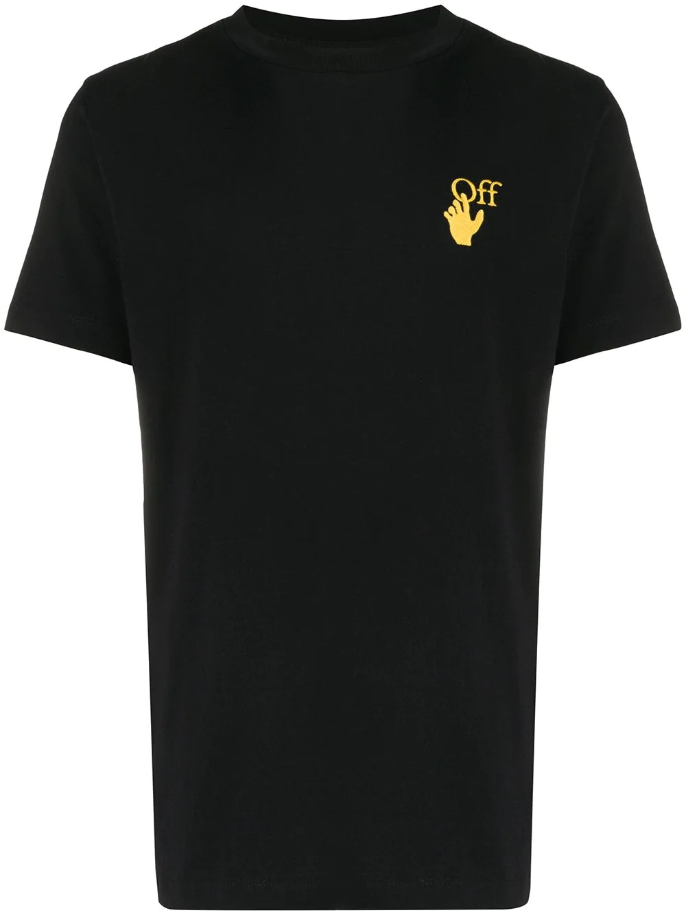 embroidered logo T-shirt - 1