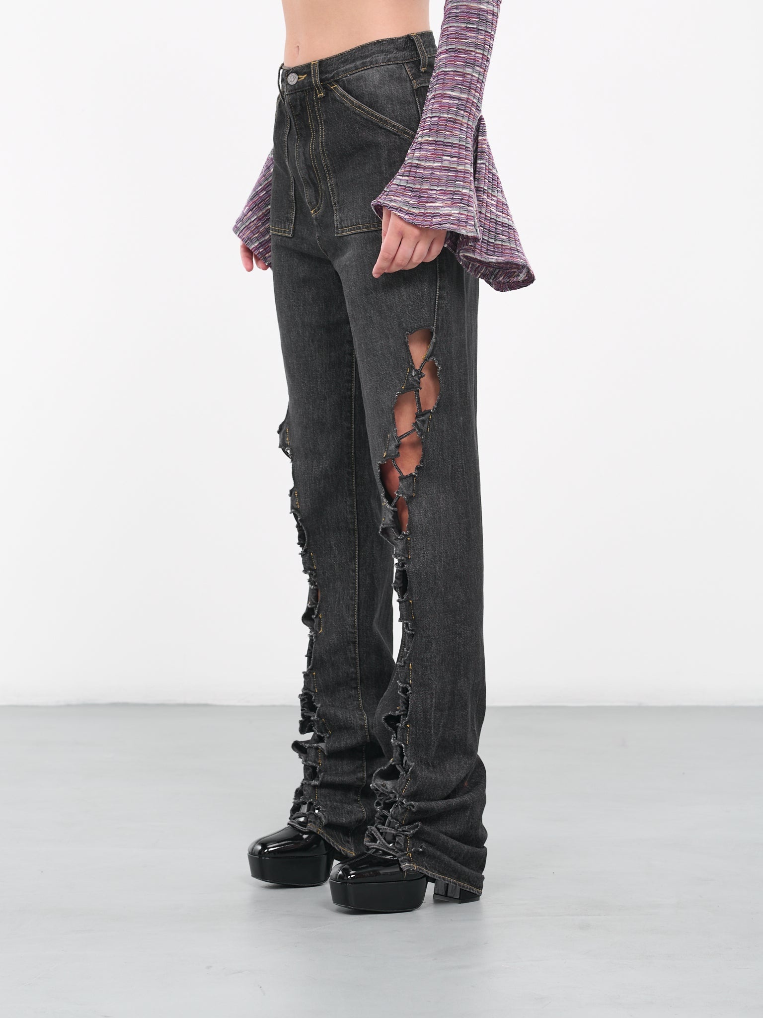Drawstring Jeans - 2