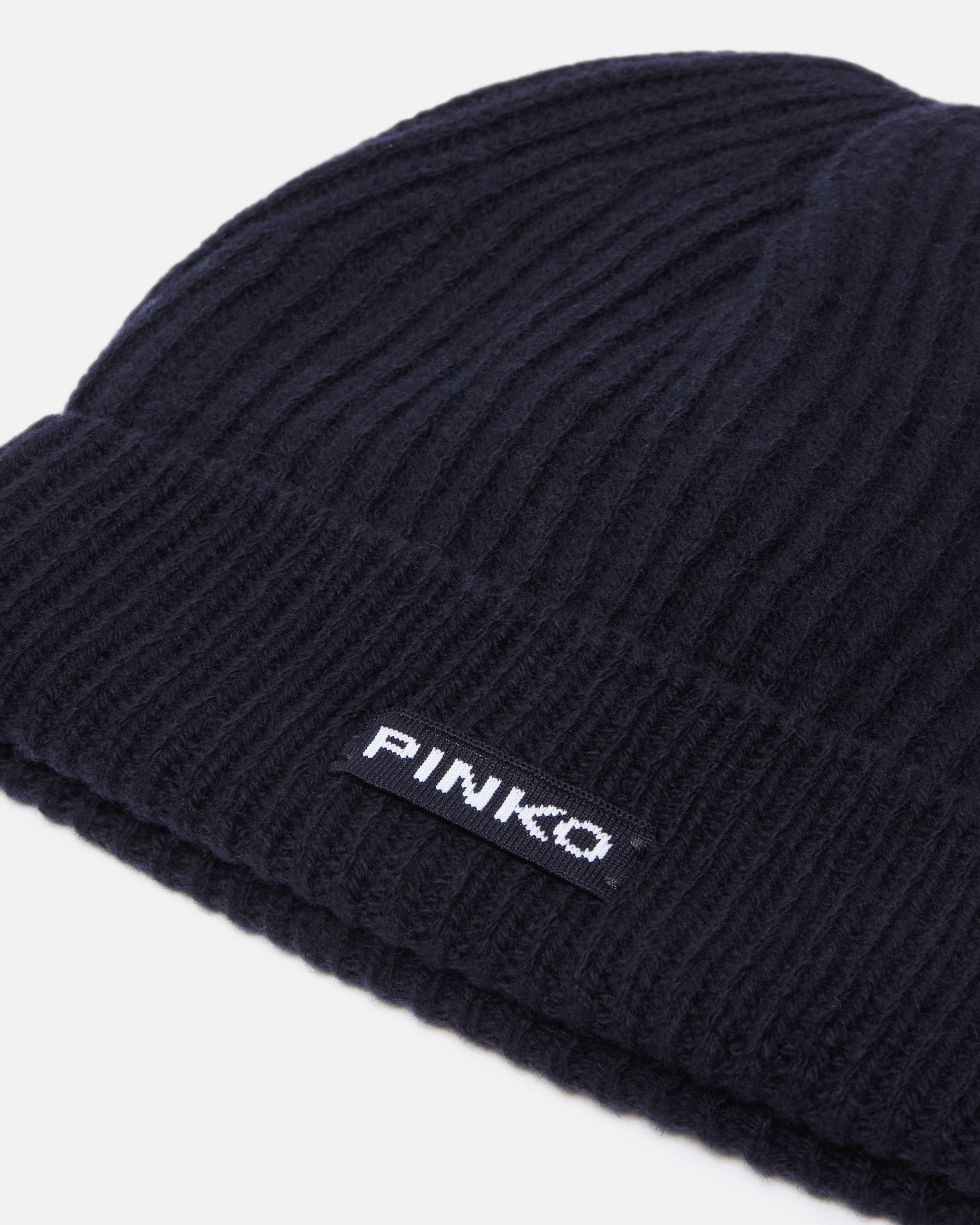 RIBBED WOOL HAT WITH LOGO - 3