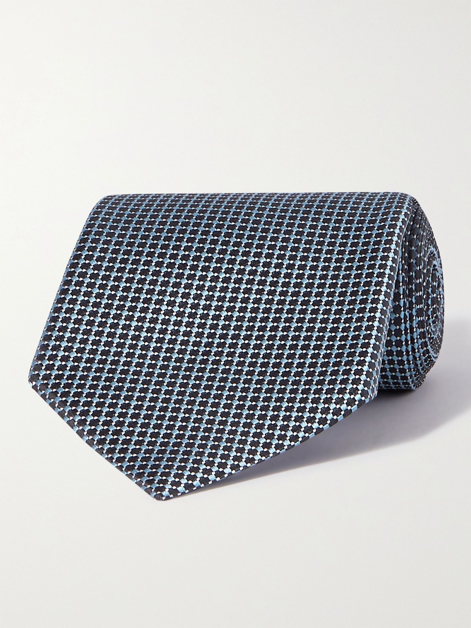 8cm Silk-Jacquard Tie - 1